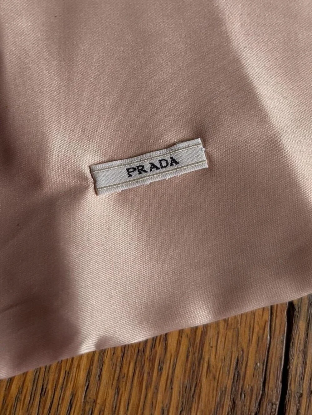 Prada Satin Baby Pink Lingerie Dust Bag